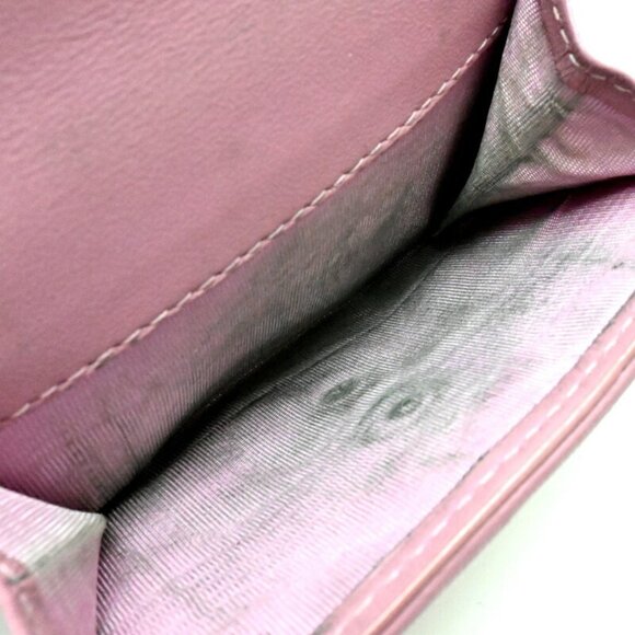 DIOR Pink Leather Wallet - Picture 7 of 10